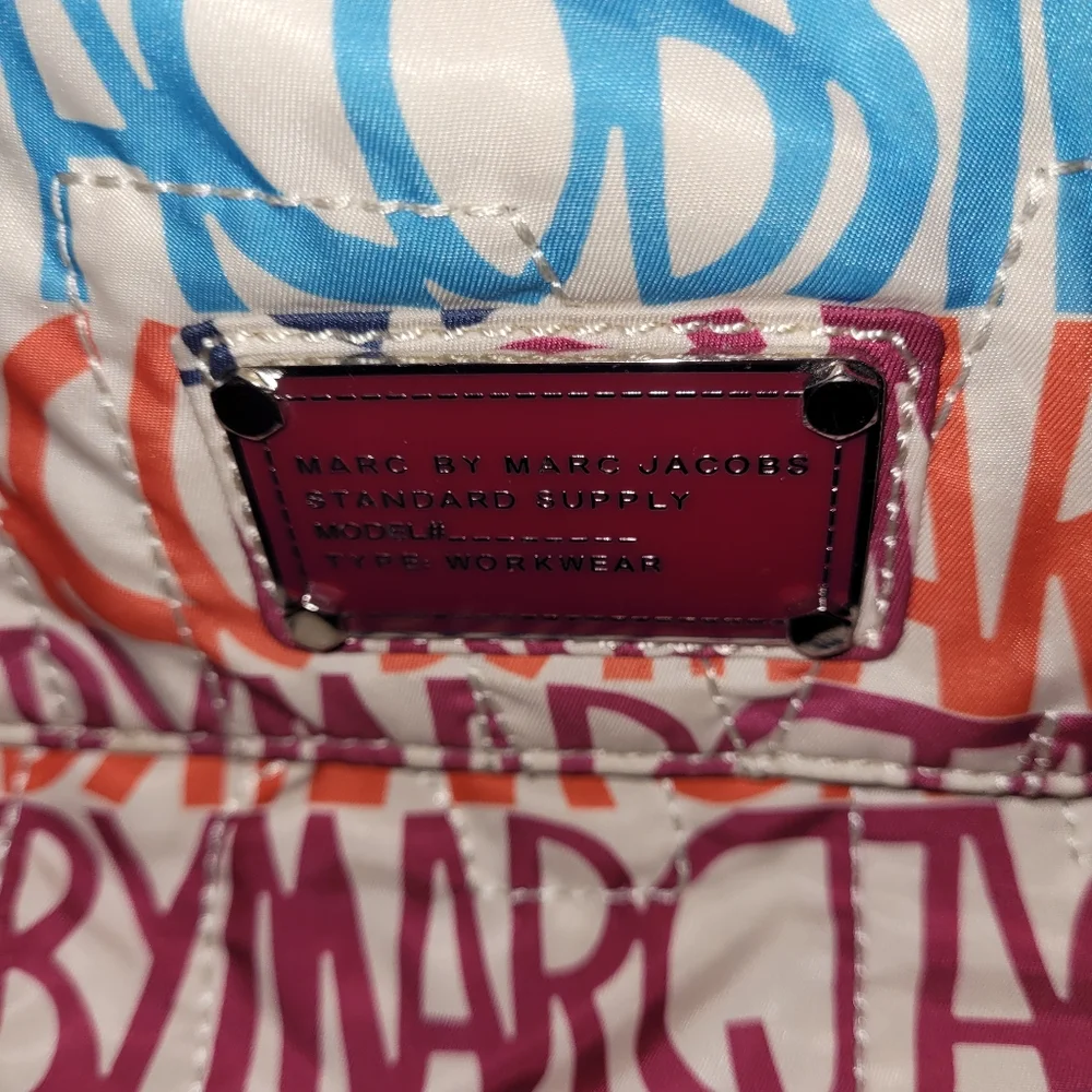 Marc BY Marc Jacobs Tapioca Multi Pretty Nylon Lil` Ukita Shoulder Crossbody - Picture 5 of 5